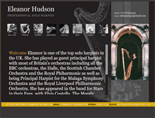 Tablet Screenshot of eleanorhudson-harpist.com